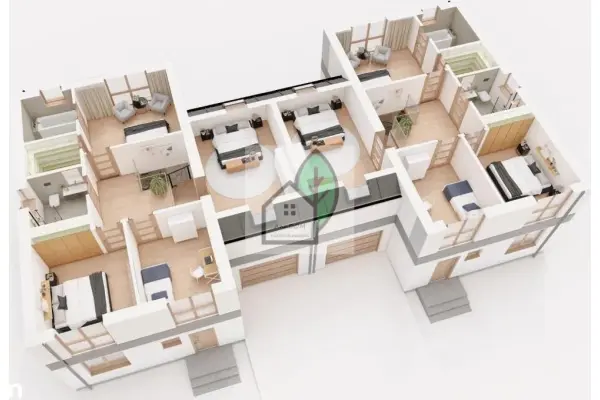 piaseczyński, Lesznowola, Wola Mrokowska, bezczynszowy dwupoziomowy lokal mieszkalny fotowoltaika,gaz miejski