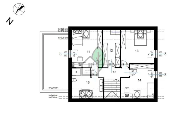 piaseczyński, Piaseczno, Bąkówka, Dom wolnostojący 171m2, 5 pokoji
