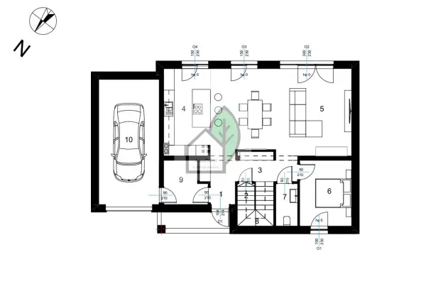 piaseczyński, Piaseczno, Bąkówka, Dom wolnostojący 171m2, 5 pokoji